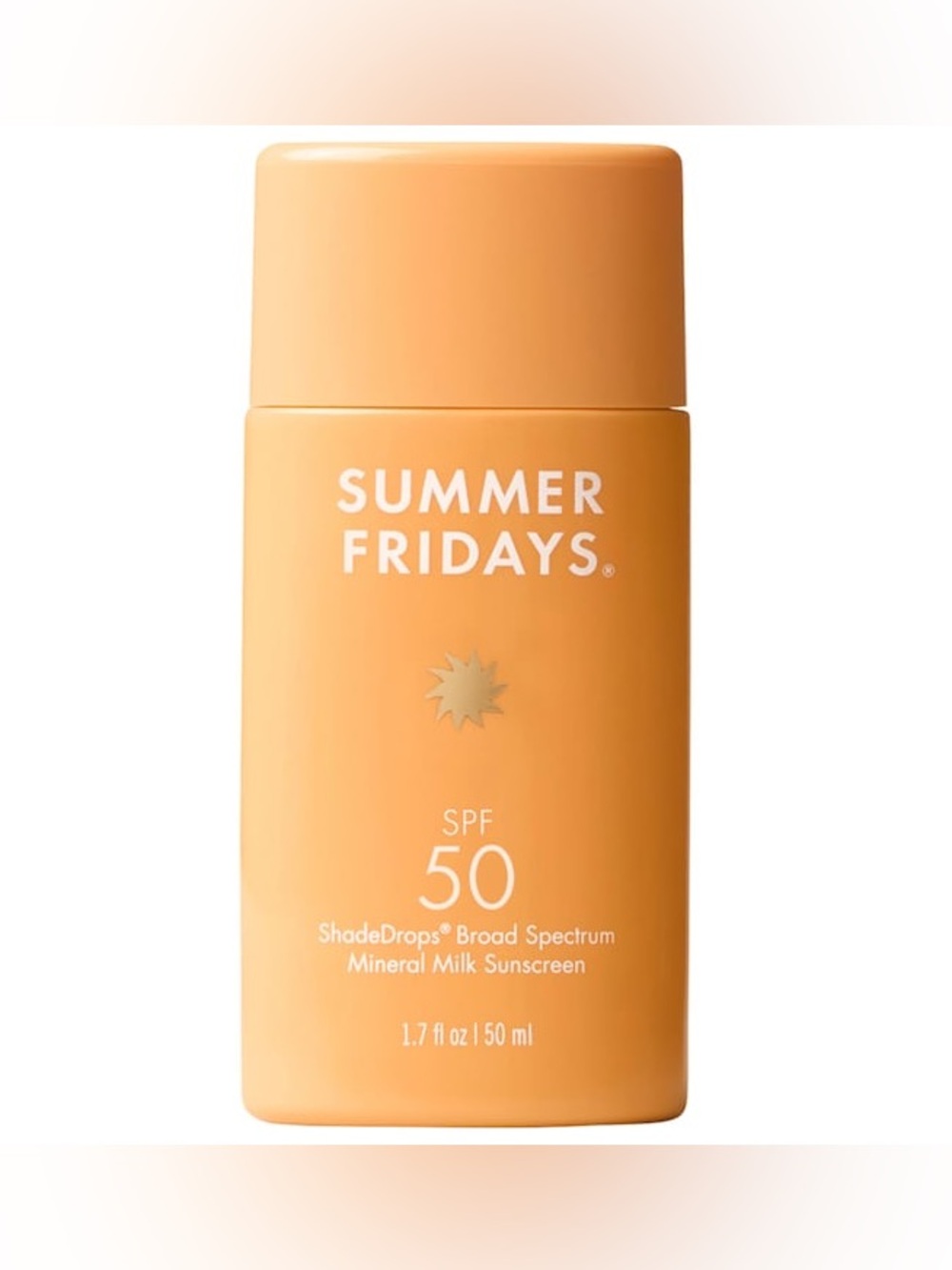 Summer Fridays ShadeDrops Broad Spectrum SPF 50 Daily Mineral Milk Sunscreen $38